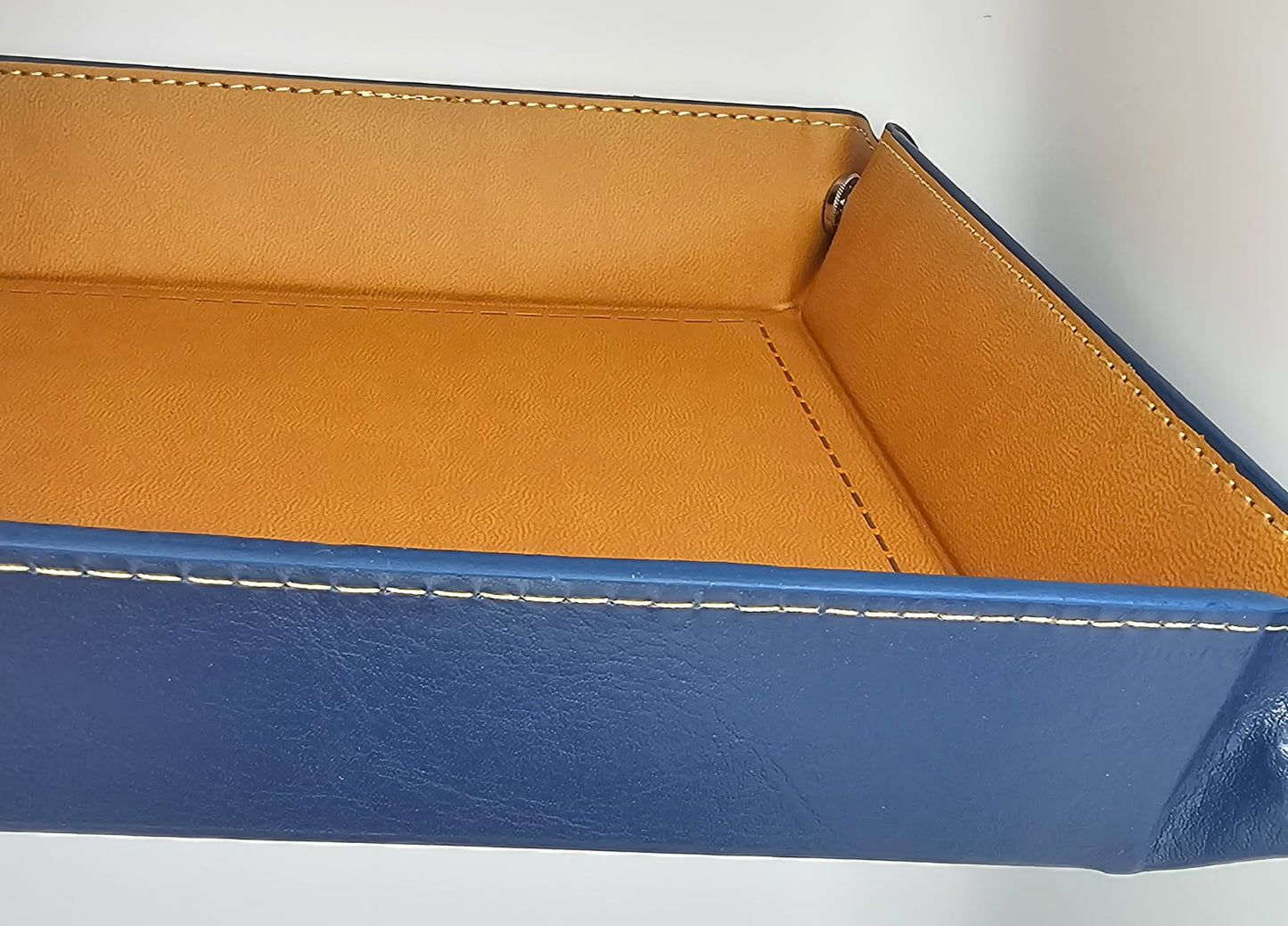 6x6 Vegan Leather Desk Valet - Customized