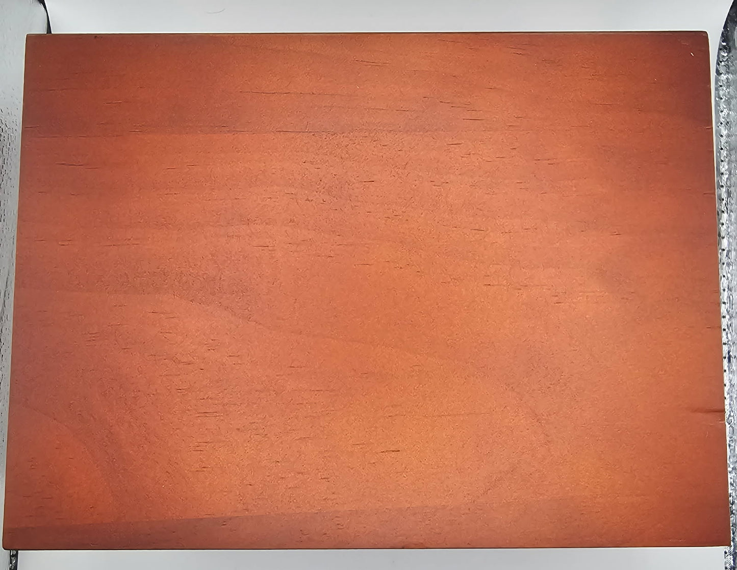 Trinket Box Small - Red / Brown Wood